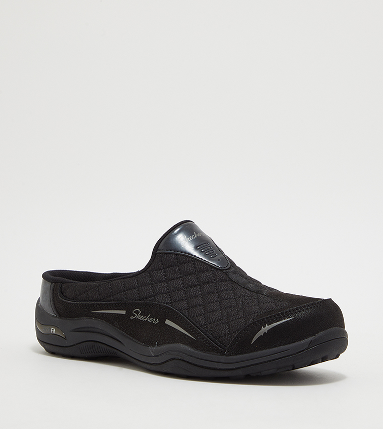 Skechers quilted shop slip on