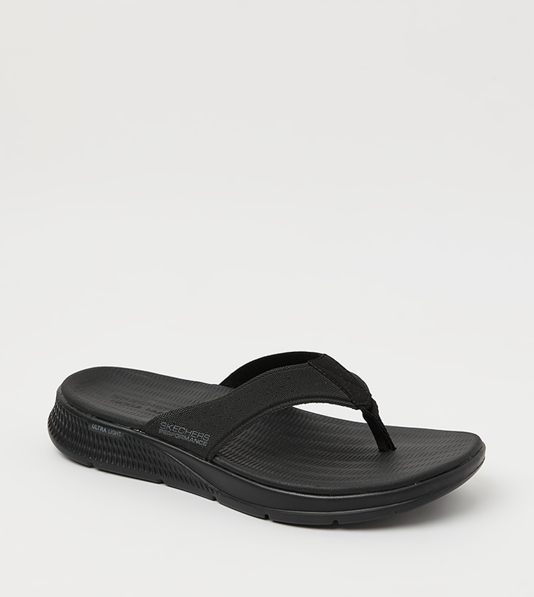 Buy Skechers GO CONSISTENT Thong Flip Flops In Black | 6thStreet Qatar
