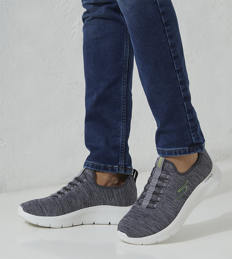 Go Walk Skechers Slip Ons Denim Go Walk Skechers Denim Slip Ons