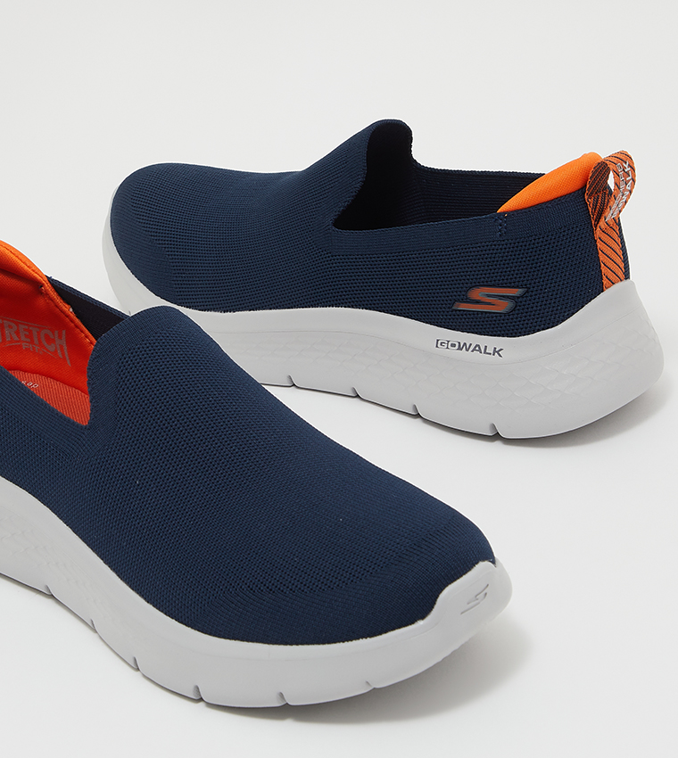 Buy Skechers Go Walk Flex Outdoors Walking Shoes In Blue | 6thStreet ...