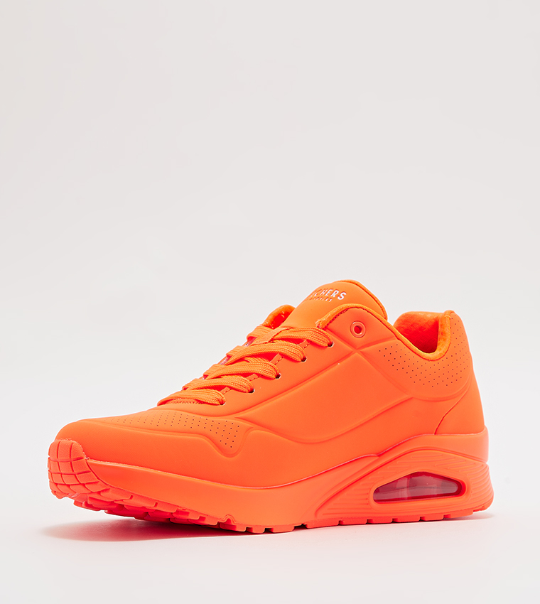 Orange sneakers outlet shoes