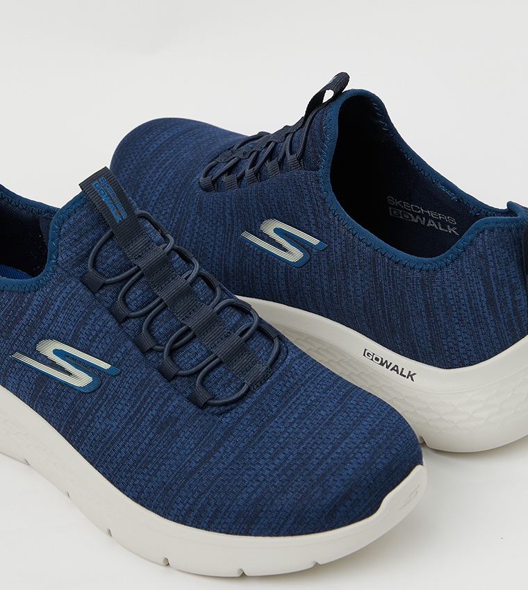 GO WALK FLEX Low Top Lace Up Sneakers
