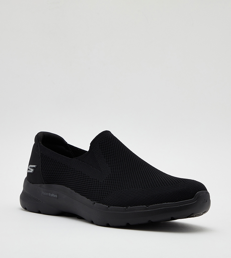 Buy Skechers GO WALK 6 Slip On Shoes In Black | 6thStreet UAE