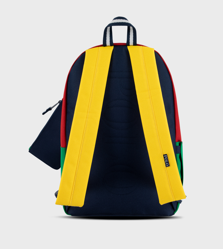 RLAN Color Block Combo Backpack Set