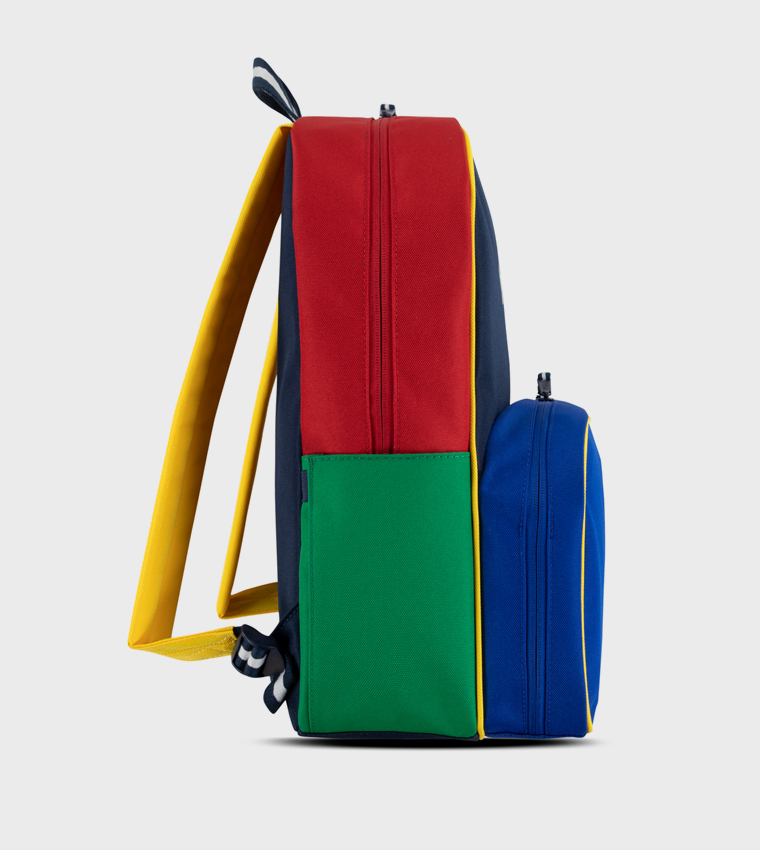 RLAN Color Block Combo Backpack Set