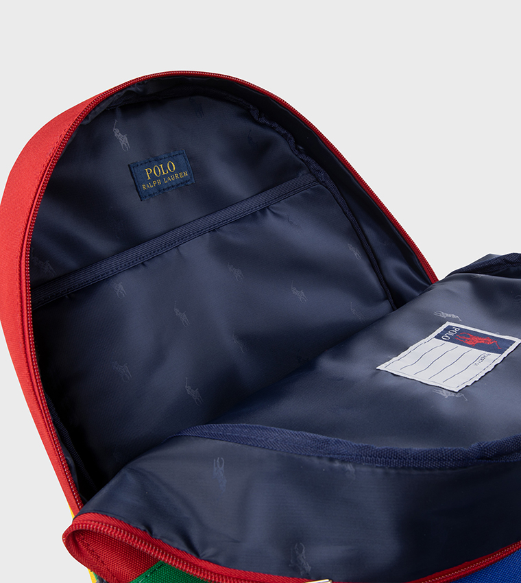 RLAN Color Block Combo Backpack Set