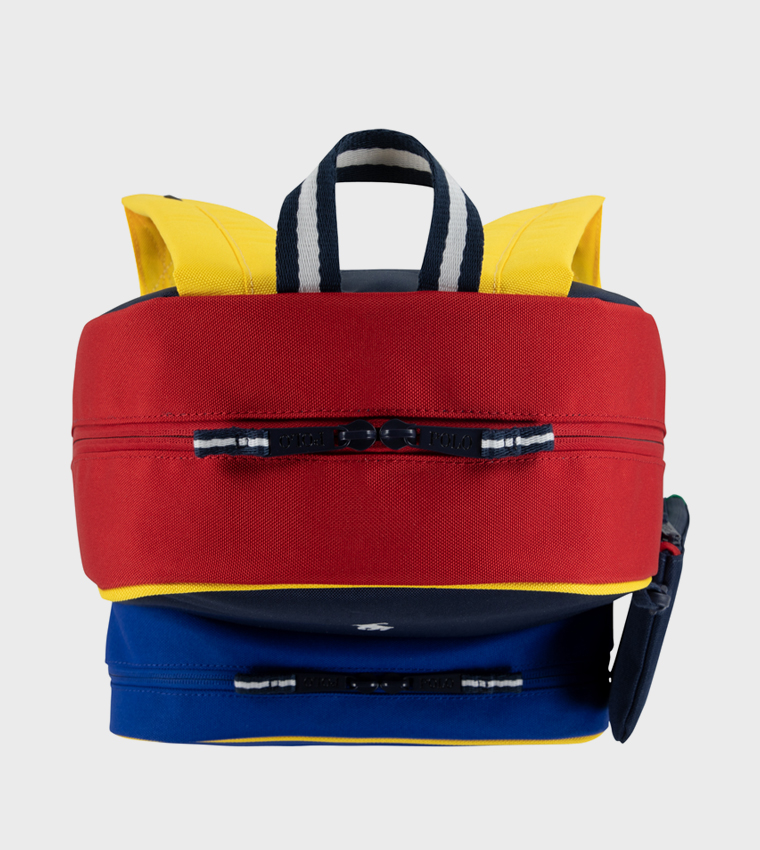 RLAN Color Block Combo Backpack Set