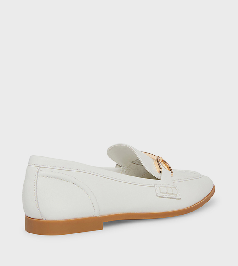 CARRINE Metal Accent Loafers