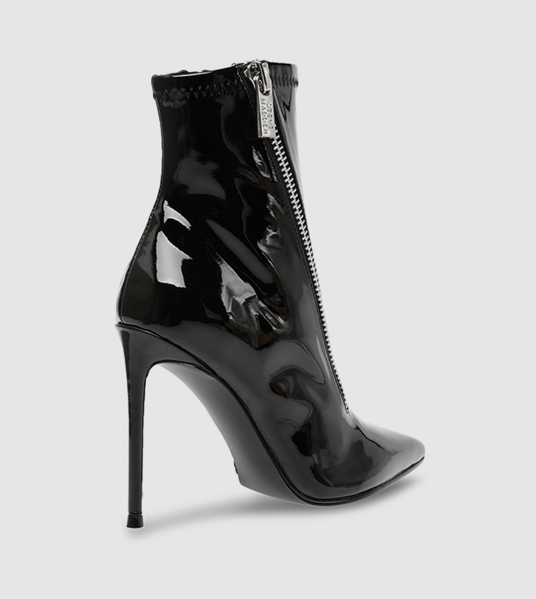 Buy Steve Madden VIRTUOSO Zippered Heel Boots In Black | 6thStreet Qatar