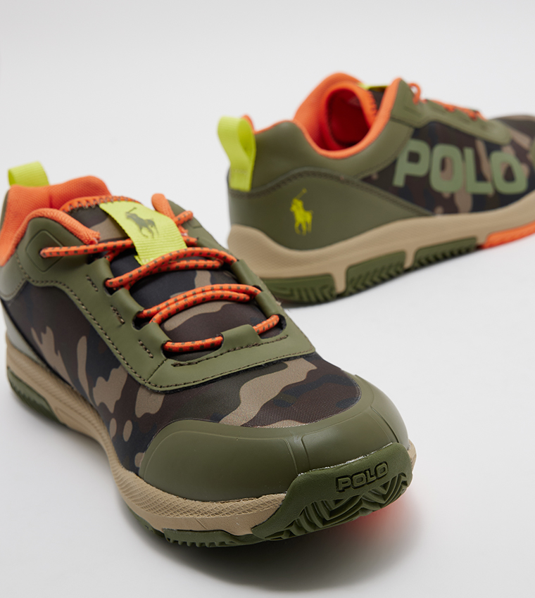 Ralph lauren camouflage on sale sneakers