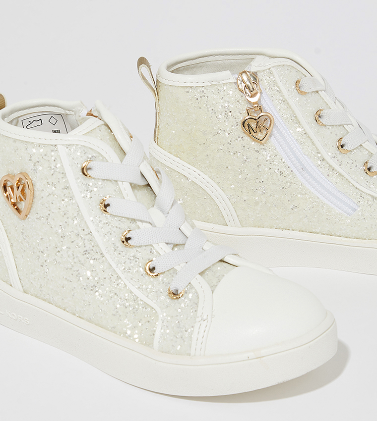 JEM SPLIT Embellished High Top Sneakers