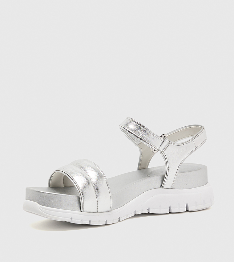 ZG Ankle Strap Wedge Sandals