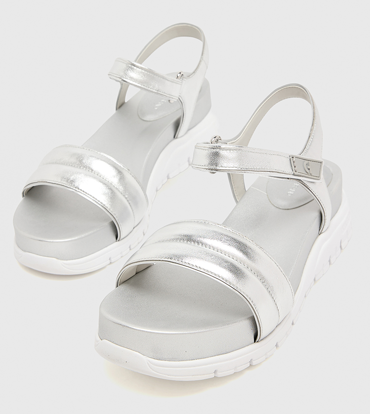 ZG Ankle Strap Wedge Sandals