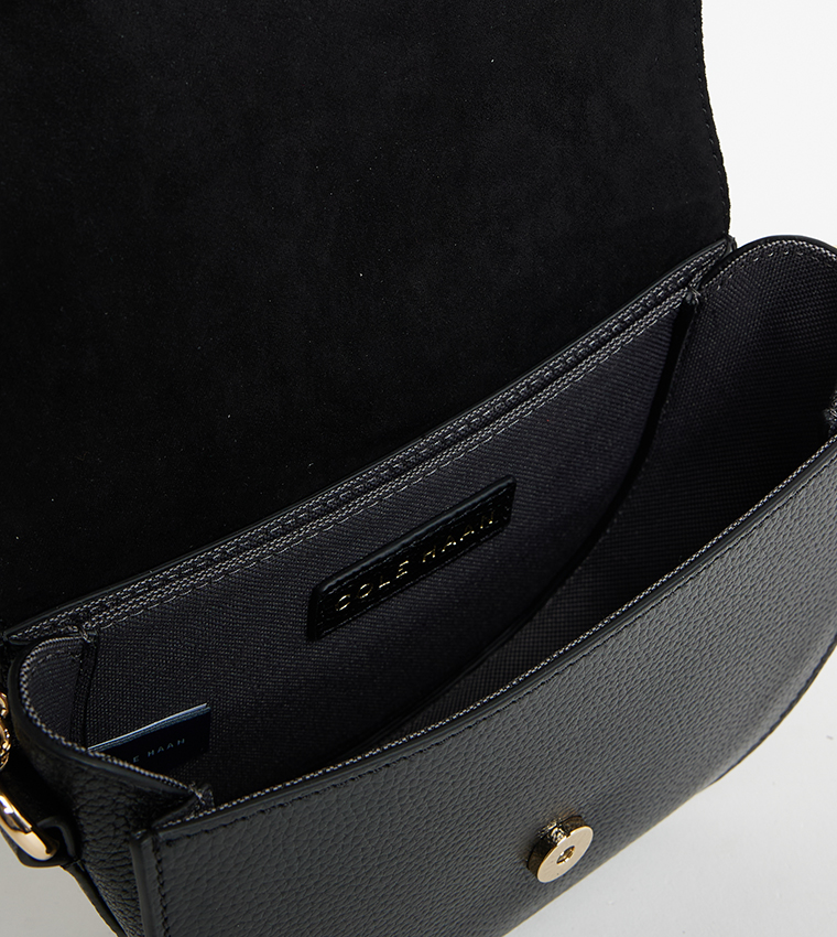 EVIE Textured Flap Saddle Bag