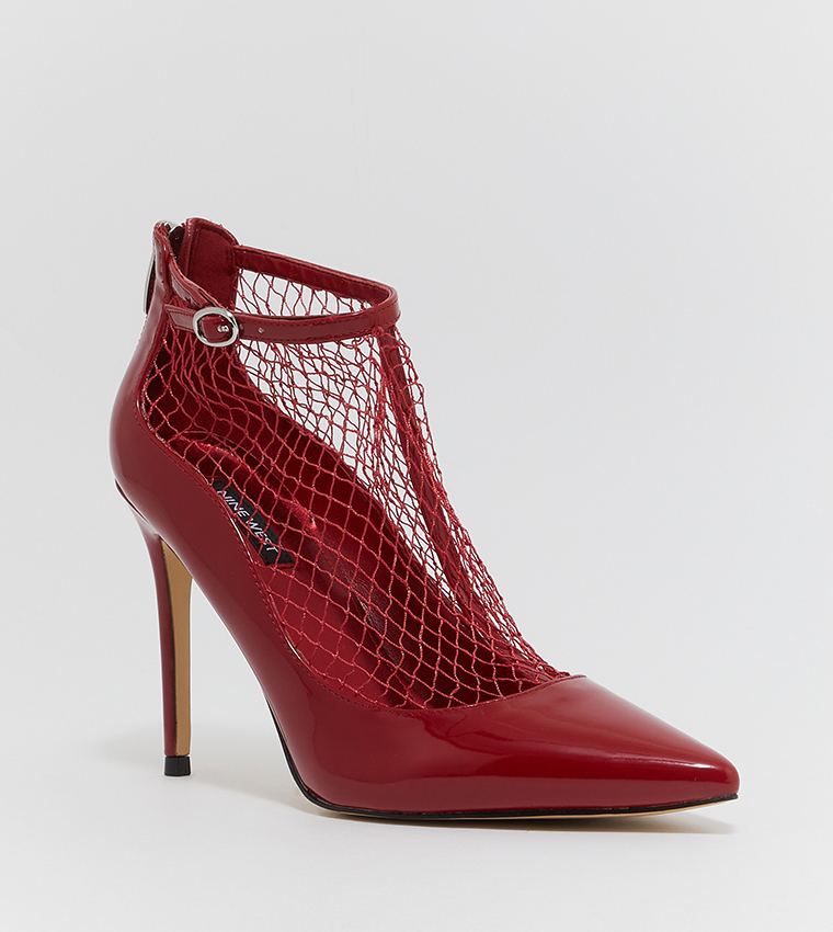 FISHNET3 Stiletto Heel Sandals