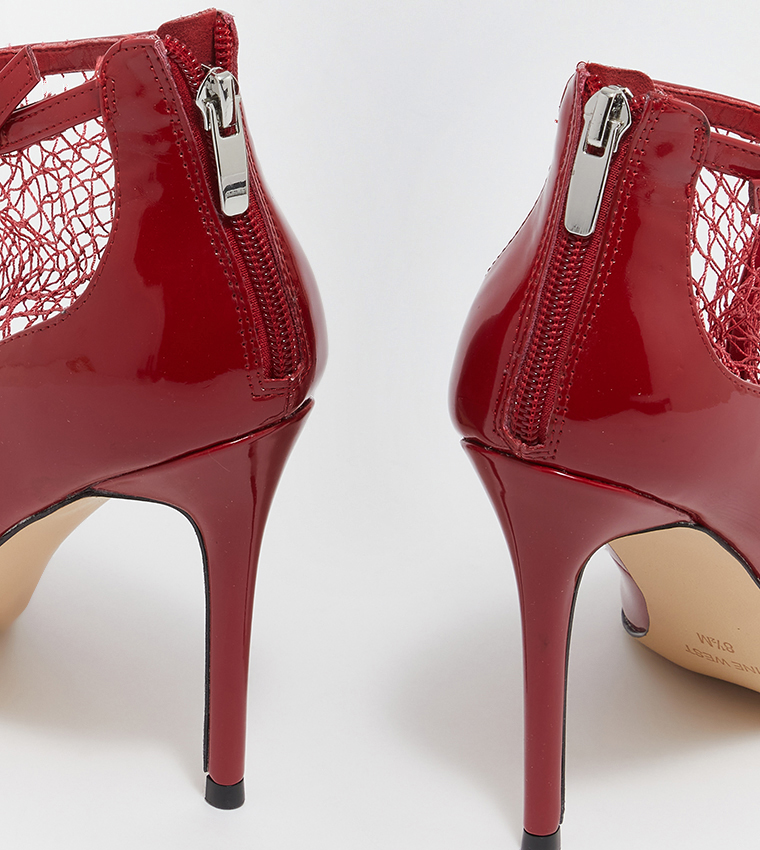 FISHNET3 Stiletto Heel Sandals