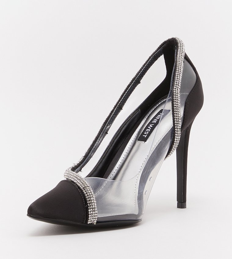 Stone Embellished Pumps
