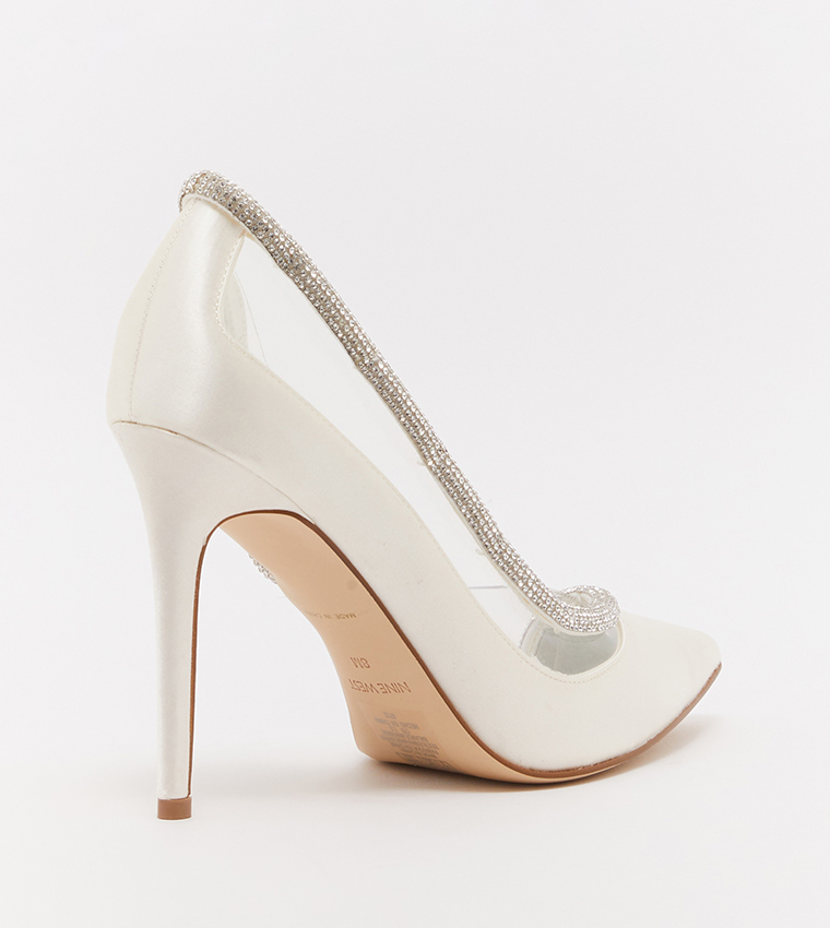 Stone Embellished Pumps