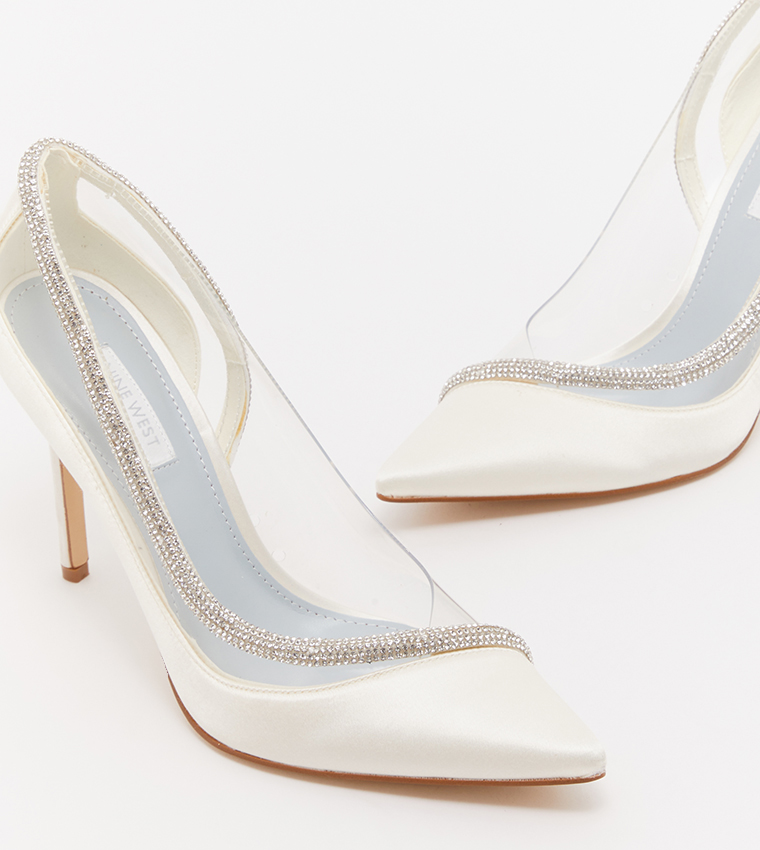 Stone Embellished Pumps