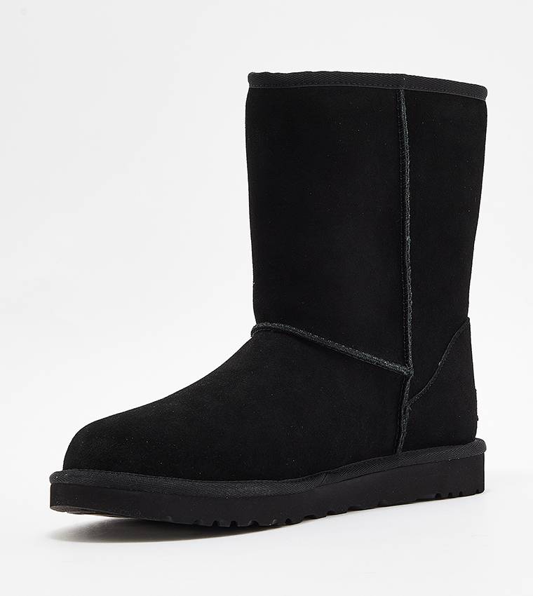 Zippered Mid Calf Boots