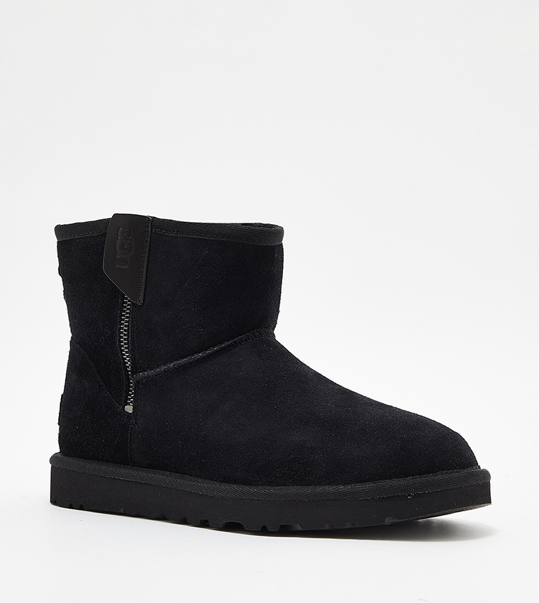 Zippered Ankle Boots