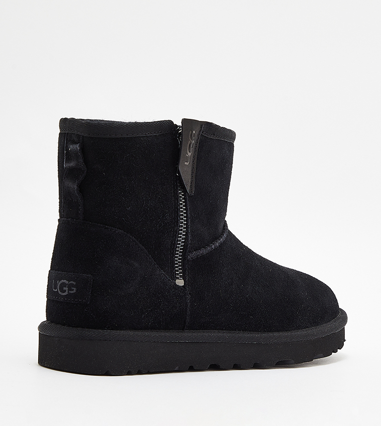 Zippered Ankle Boots