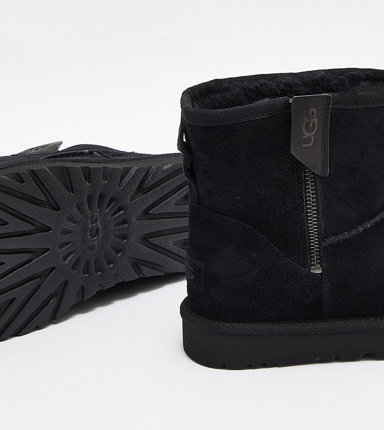 Zippered Ankle Boots