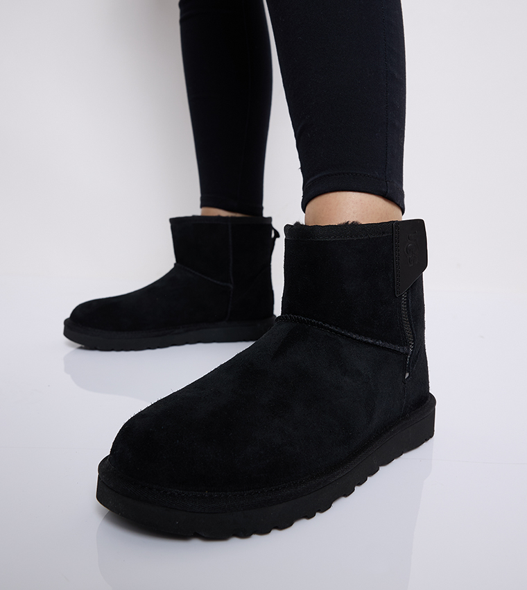 Zippered Ankle Boots