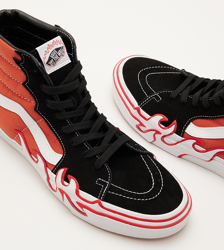 Buy Vans Color Block Flame Detail High Top Sneakers In Multiple Colors 6thStreet UAE