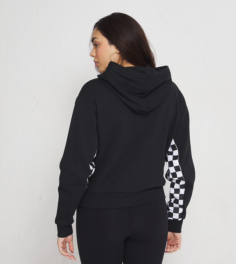 Logo Badge Long Sleeves Hoodie