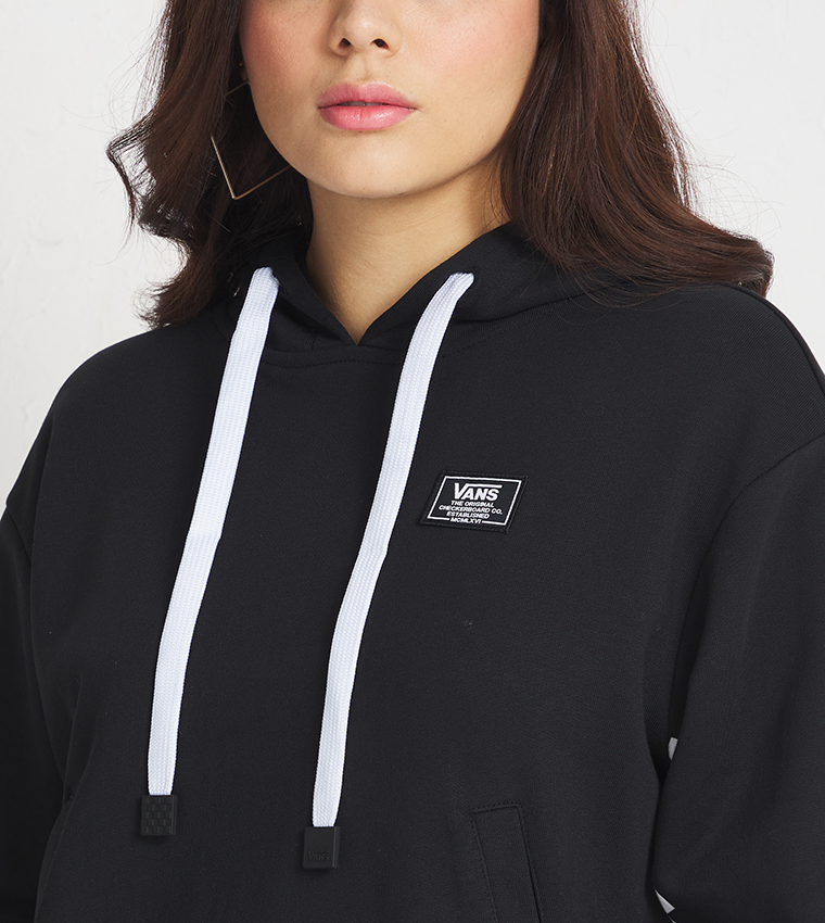 Logo Badge Long Sleeves Hoodie