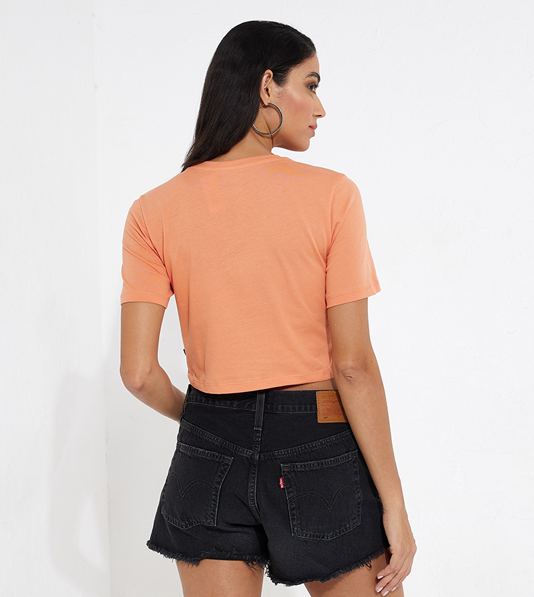 Orange vans cheap top