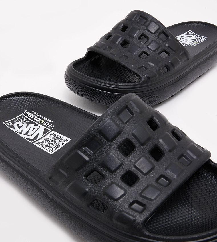 Vans sequin online slides