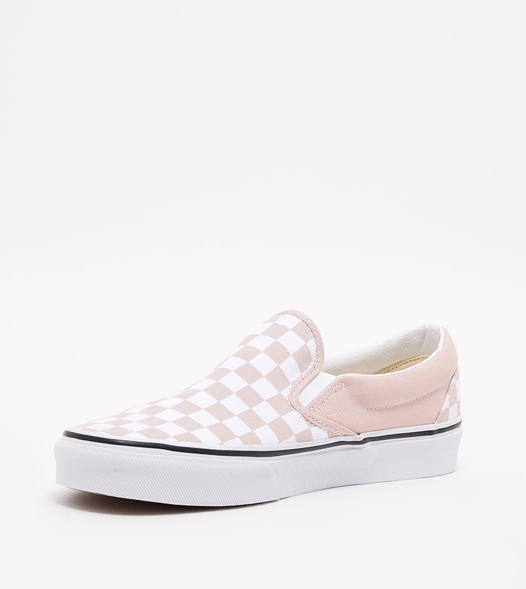 Buy Vans Checkerboard Classic Slip On Shoes In Rose 6thStreet UAE
