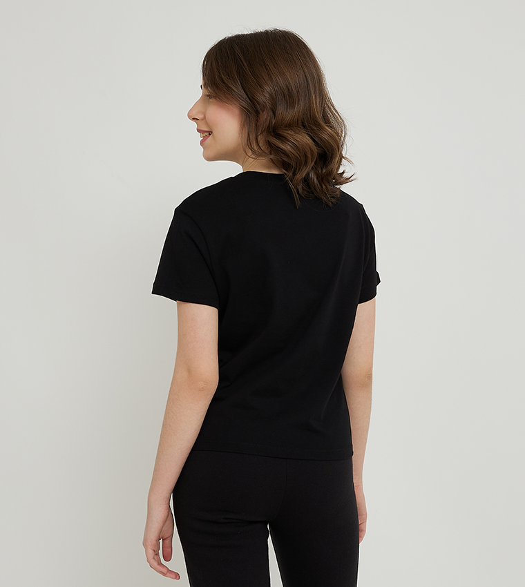 Printed Crew Neck T-Shirt