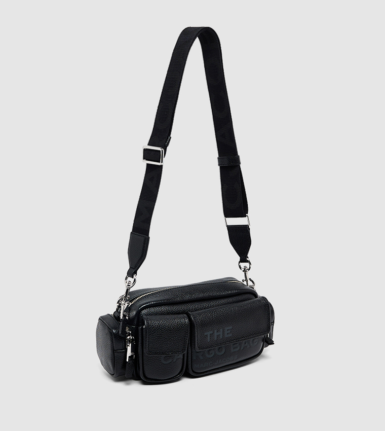 Textured Front Pocket Crossbody Bag