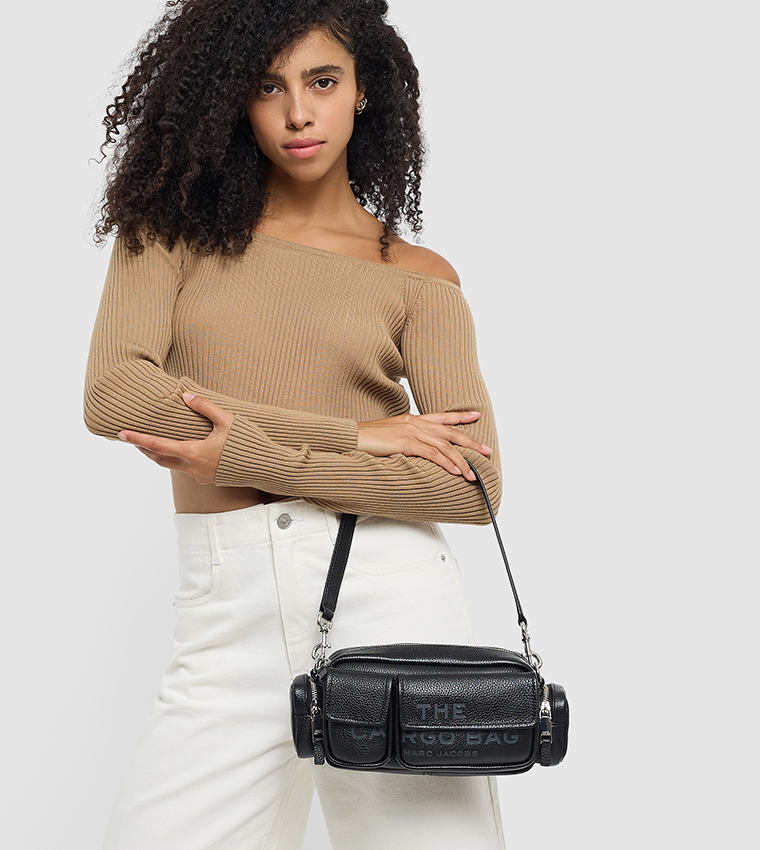 Textured Front Pocket Crossbody Bag