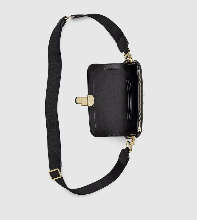 Metal Accent Crossbody Bag