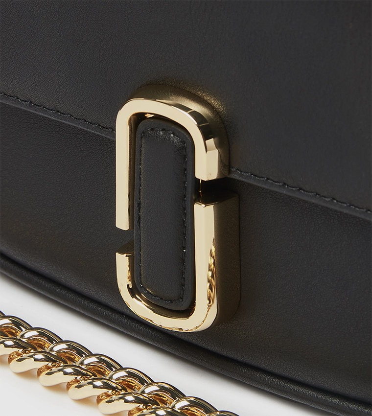 Metal Accent Crossbody Bag