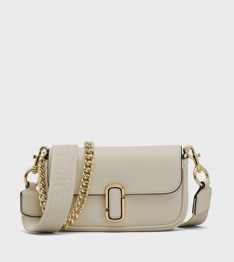 Metal Accent Crossbody Bag