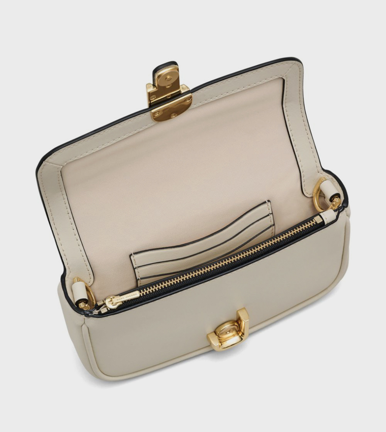 Metal Accent Crossbody Bag