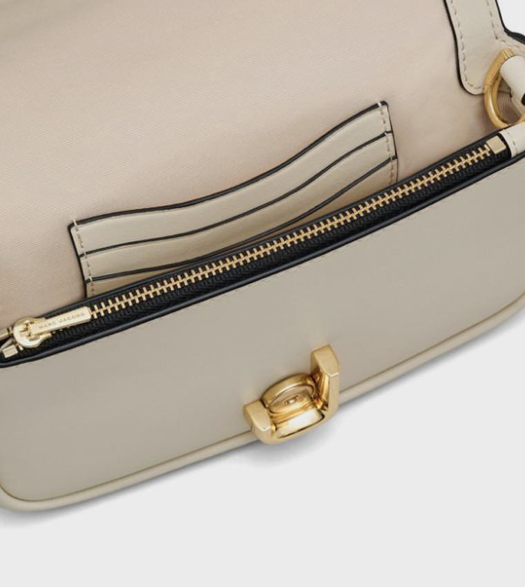 Metal Accent Crossbody Bag