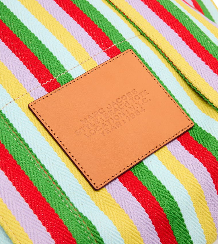 Striped Beach Tote Bag