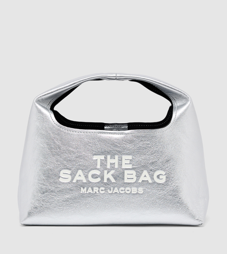 Typography Printed Mini Hobo Bag