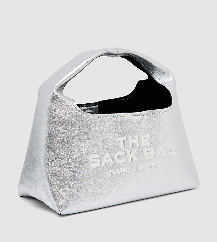 Typography Printed Mini Hobo Bag