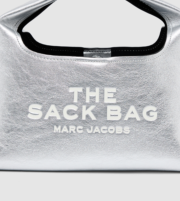 Typography Printed Mini Hobo Bag