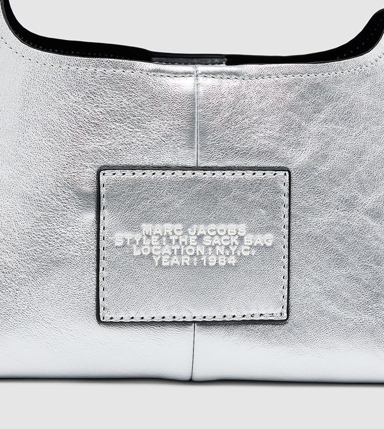 Typography Printed Mini Hobo Bag