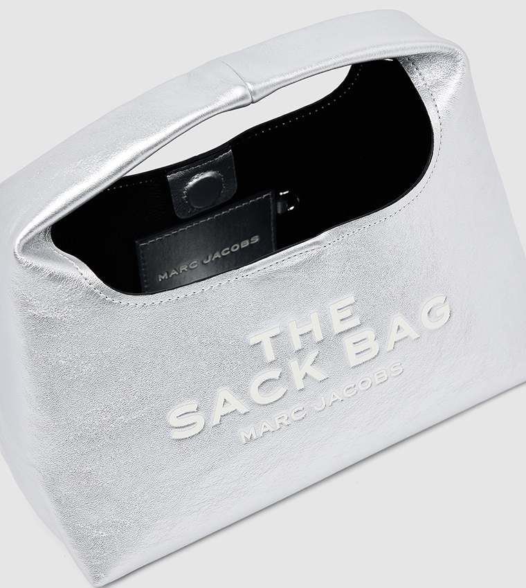 Typography Printed Mini Hobo Bag