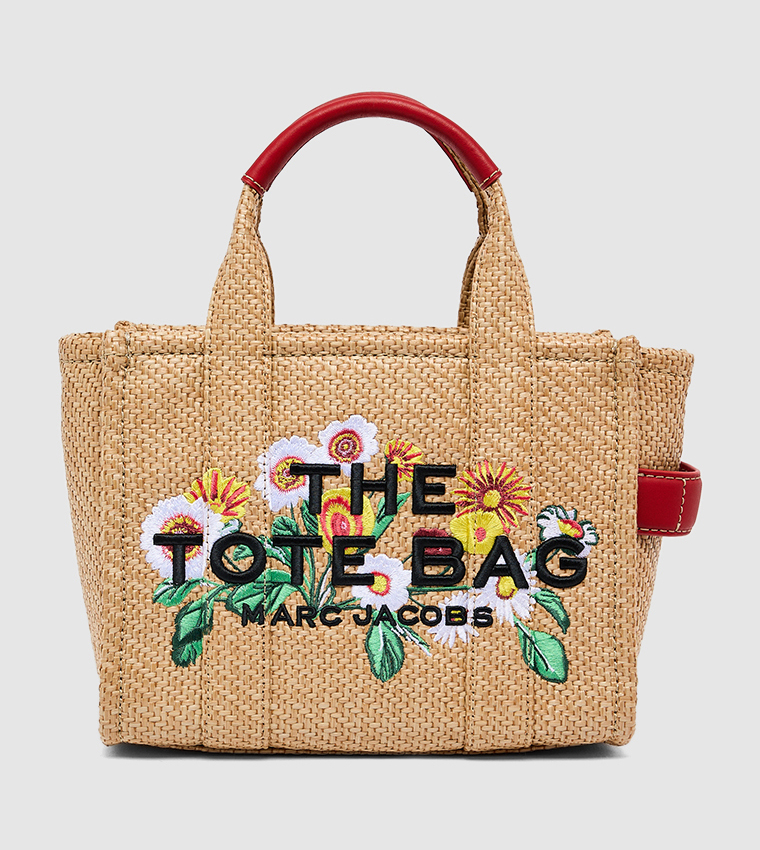 شنطة توت صغيرة مطرزة بالورود 