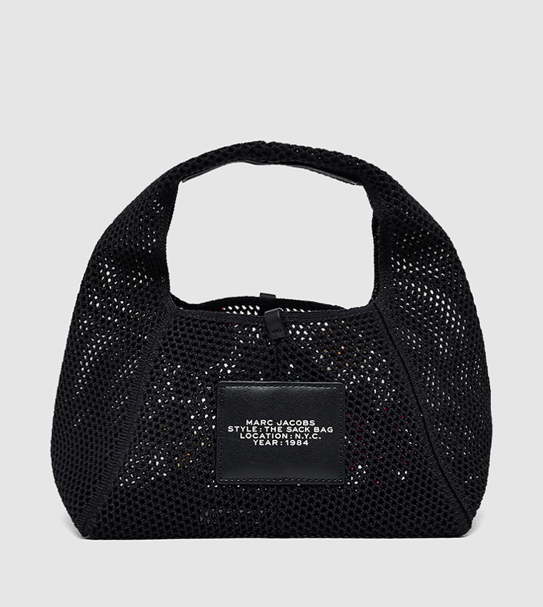 Appliqued Mini Hobo Bag